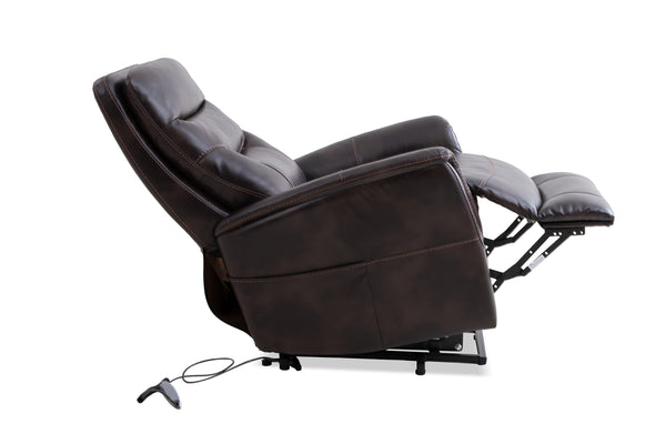 Gemini - Truffle Power Lift Recliner with Articulating Headrest Two Pack