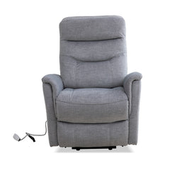 Gemini - Capri Silver Power Lift Recliner with Articulating Headrest