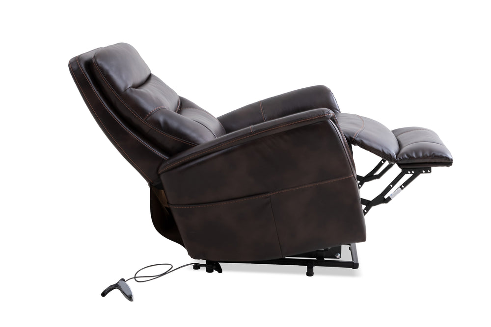 Gemini - Truffle Power Lift Recliner with Articulating Headrest