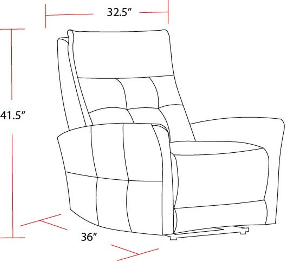 Gershwin - Lucca Butterscotch Zero Gravity Power Recliner