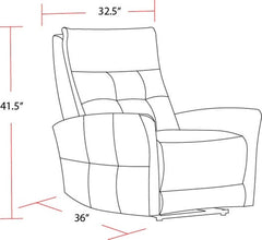 Gershwin - Lucca Butterscotch Zero Gravity Power Recliner