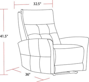 Gershwin - Lucca Butterscotch Zero Gravity Power Recliner