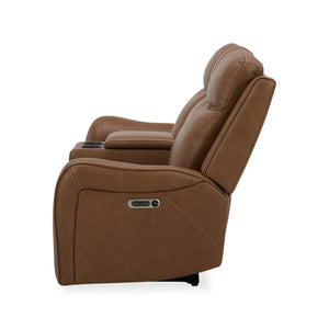 Haywood - Butternut Power Console Loveseat