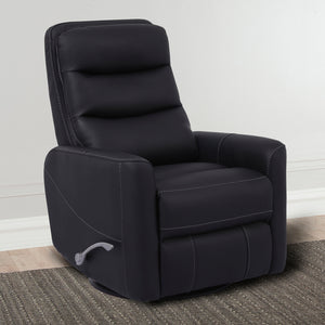 Hercules - Black Swivel Glider Recliner Two Pack