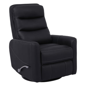 Hercules - Black Swivel Glider Recliner Two Pack