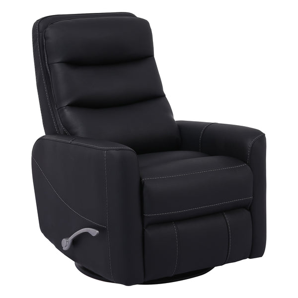 Hercules - Black Swivel Glider Recliner Two Pack