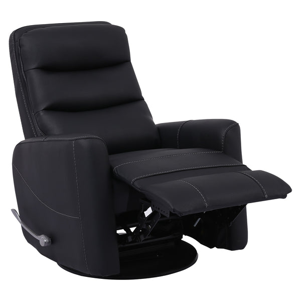 Hercules - Black Swivel Glider Recliner