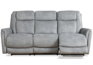 Linus - Hudson Grey Zero Gravity Power Reclining Sofa