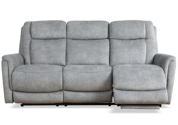 Linus - Hudson Grey Zero Gravity Power Reclining Sofa