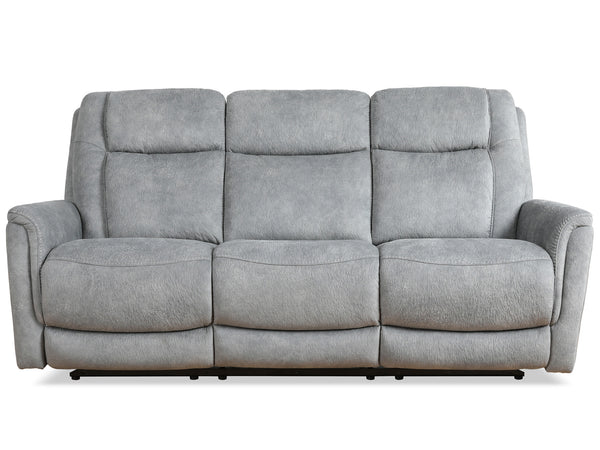 Linus - Hudson Grey Zero Gravity Power Reclining Sofa