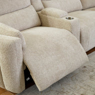Modesto - Buttercream Power Left Arm Facing Recliner