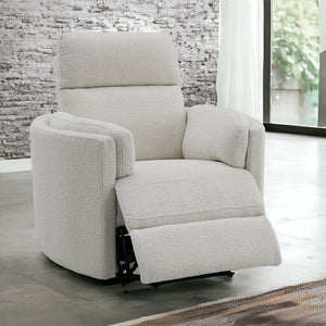 Sagen - Glider Recliner With Swivel - Beige