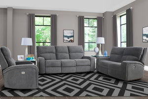 Polaris - Bizmark Grey Power Recliner