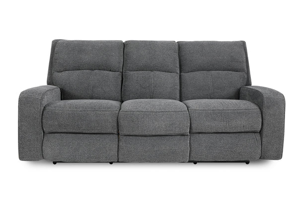 Polaris - Bizmark Grey Power Reclining Sofa