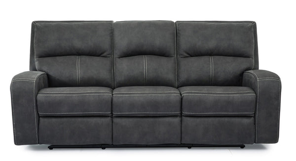 Polaris - Slate Power Reclining Sofa