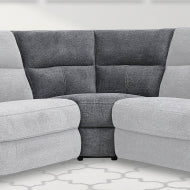 Polaris - Bizmark Grey Corner Wedge