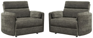 Radius Xl - Krypton Extra Wide Power Glider Recliner Two Pack