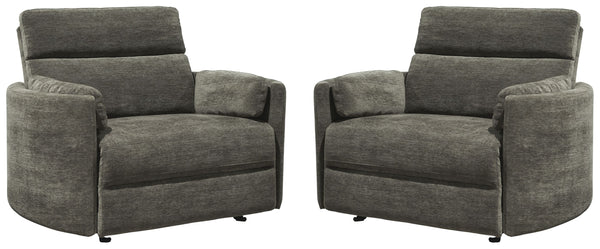 Radius Xl - Krypton Extra Wide Power Glider Recliner Two Pack