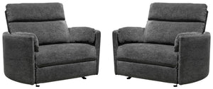 Radius Xl - Mediterranean Extra Wide Power Glider Recliner Two Pack