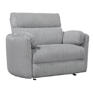 Radius Xl - Mega Grey Extra Wide Power Glider Recliner Two Pack