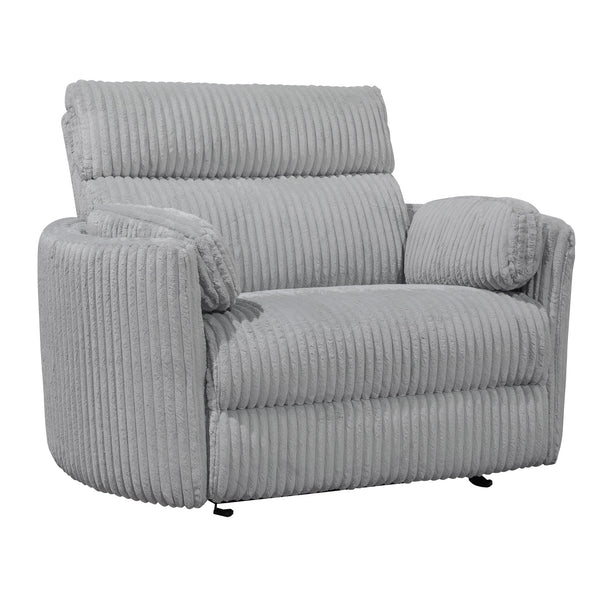 Radius Xl - Mega Grey Extra Wide Power Glider Recliner Two Pack