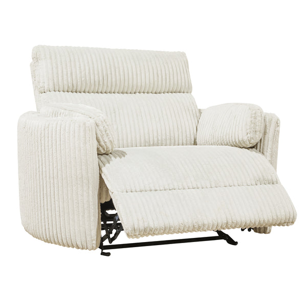 Radius Xl - Mega Ivory Extra Wide Power Glider Recliner Two Pack