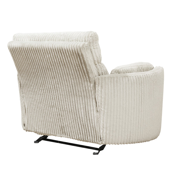Radius Xl - Mega Ivory Extra Wide Power Glider Recliner Two Pack