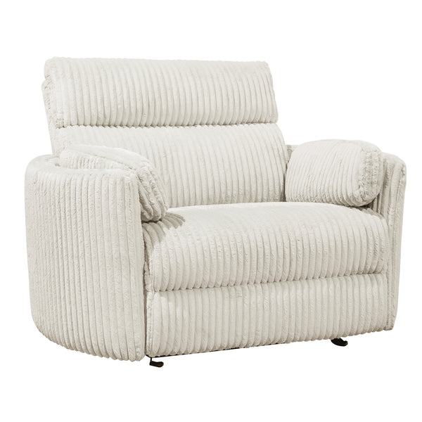 Radius Xl - Mega Ivory Extra Wide Power Glider Recliner Two Pack