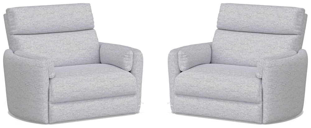 Radius Xl - Mineral Extra Wide Power Glider Recliner Two Pack