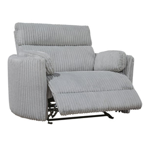 Radius Xl - Mega Grey Extra Wide Power Glider Recliner