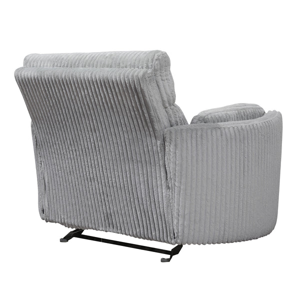 Radius Xl - Mega Grey Extra Wide Power Glider Recliner