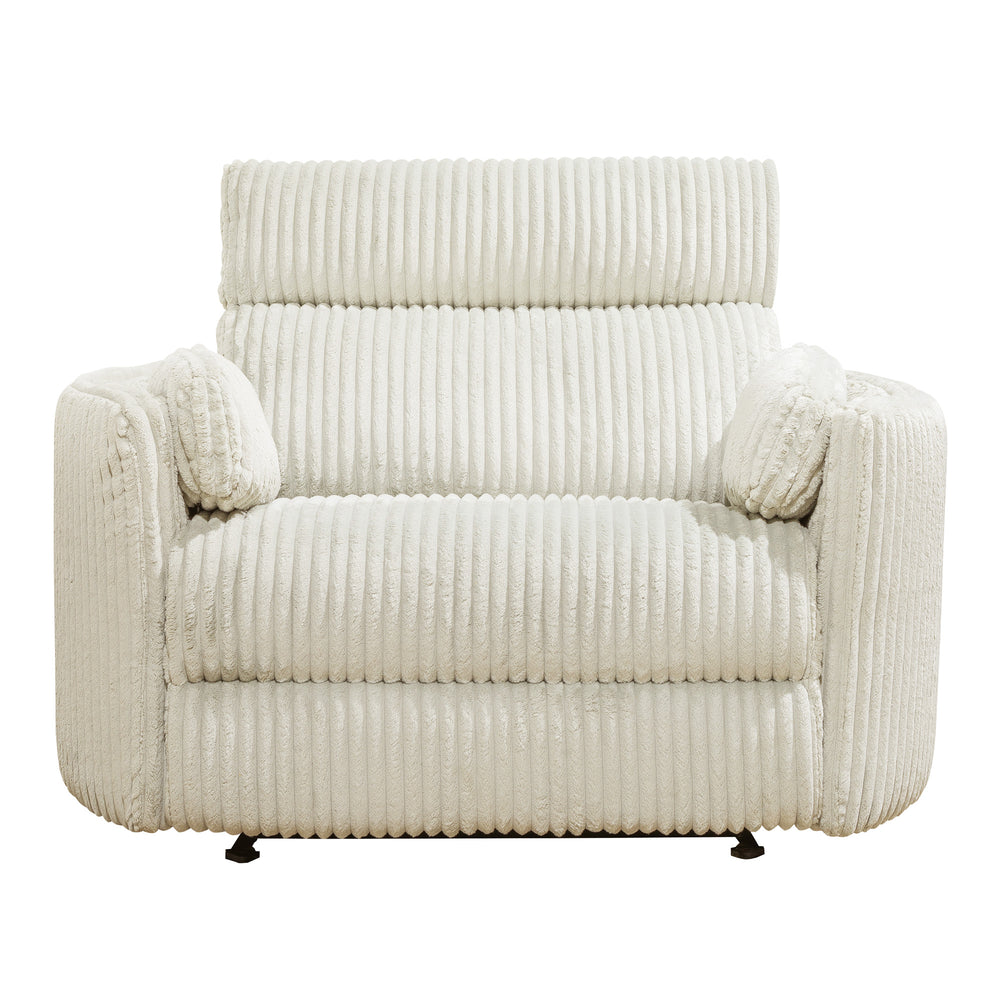 Radius Xl - Mega Ivory Extra Wide Power Glider Recliner