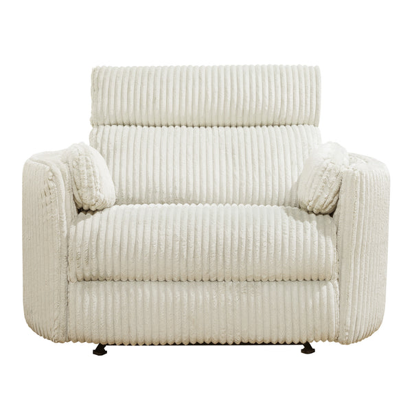 Radius Xl - Mega Ivory Extra Wide Power Glider Recliner