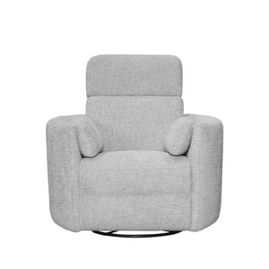 Radius - Angora Linen Manual Swivel Recliner Two Pack