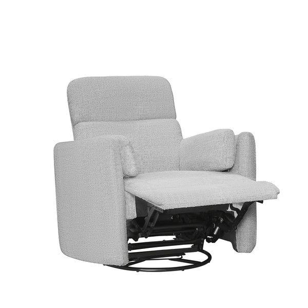 Radius - Angora Linen Manual Swivel Recliner Two Pack