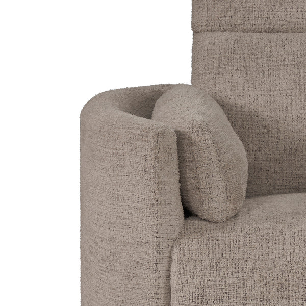 Radius - Burlap Manual Swivel Recliner