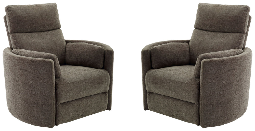 Radius - Krypton Power Swivel Glider Recliner Two Pack