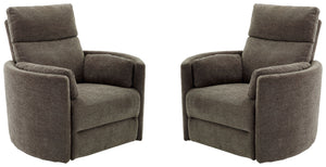 Radius - Krypton Power Swivel Glider Recliner Two Pack