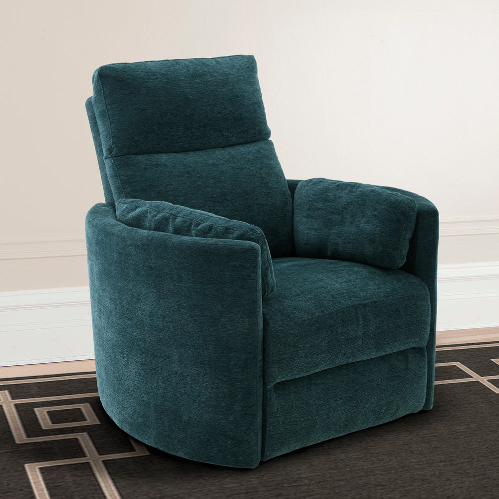 Radius - Peacock Power Swivel Glider Recliner Two Pack