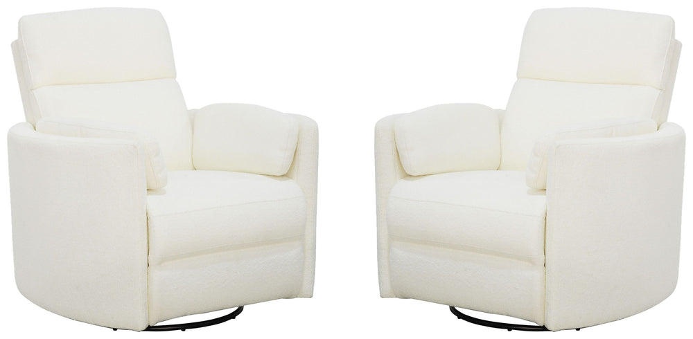 Radius - Revel Oyster Power Swivel Glider Recliner Two Pack