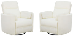 Radius - Revel Oyster Power Swivel Glider Recliner Two Pack