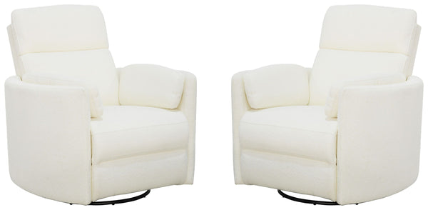 Radius - Revel Oyster Power Swivel Glider Recliner Two Pack
