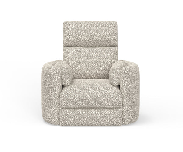 Radius - Tatum River Rock Power Swivel Glider Recliner Two Pack