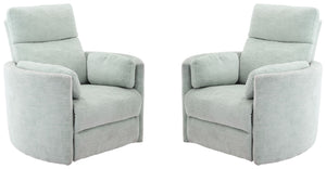 Radius - Windstream Power Swivel Glider Recliner Two Pack