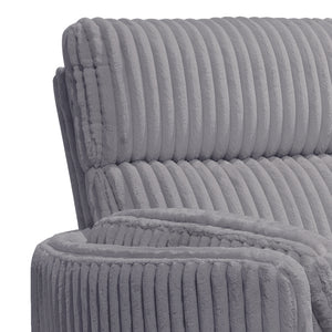 Radius - Mega Grey Swivel Power Glider Recliner