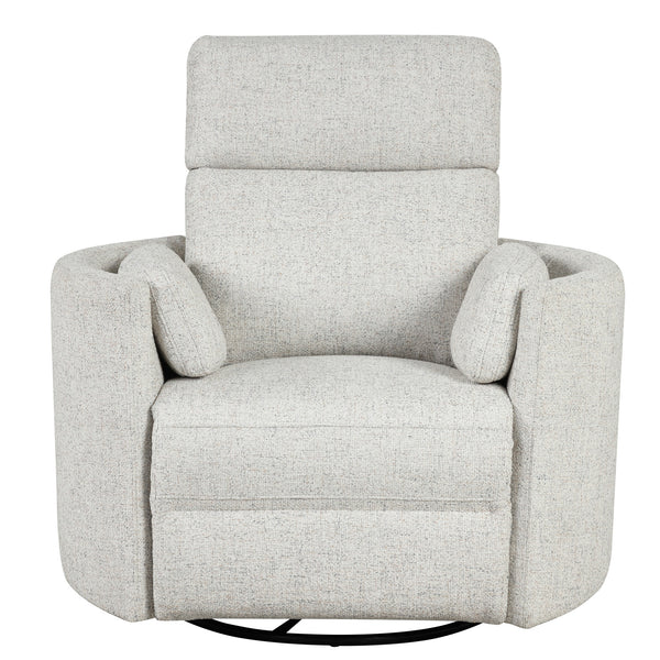 Radius - Natural Beauty Quartz Power Swivel Glider Recliner