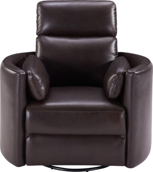 Radius - Florence Brown - Powered By Freemotion Cordless Power Swivel Glider Recliner