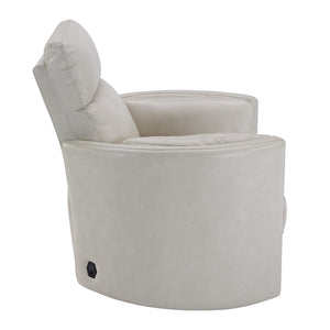 Radius - Florence Ivory - Powered By Freemotion Cordless Power Swivel Glider Recliner