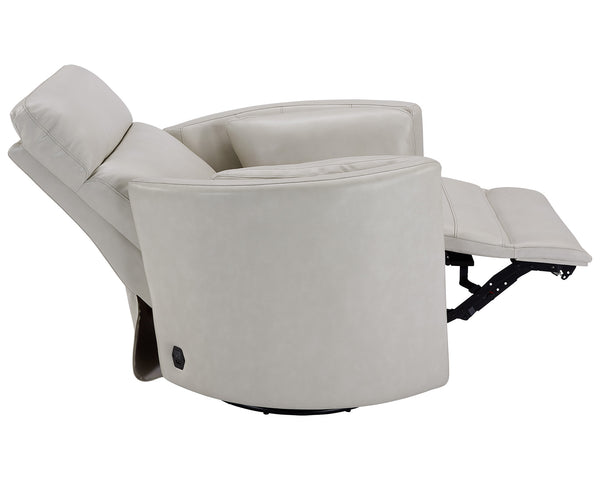 Radius - Florence Ivory - Powered By Freemotion Cordless Power Swivel Glider Recliner