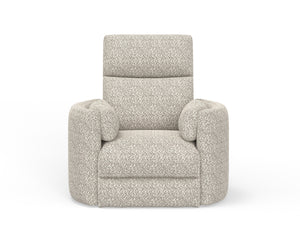 Radius - Tatum River Rock Swivel Power Glider Recliner